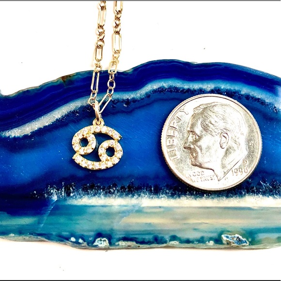 Cancer Necklace, Constellation, Zodiac, Astrology - Picture 3 of 7